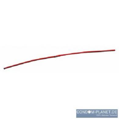 *Rohrstock m. Gummi-?berzug red