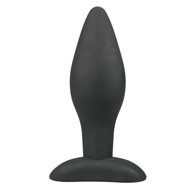 Groer schwarzer Silikon-Analplug