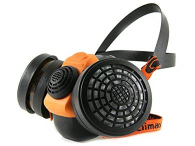 Profi Atemschutz Gasmaske Lackiermaske Atemschutzmaske Halbmaske mit 2 Filtern A1