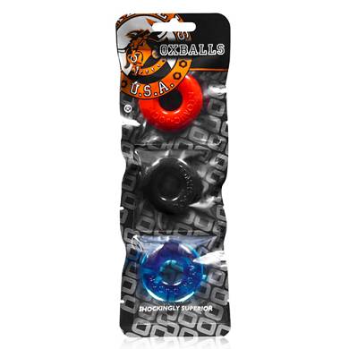 Donut Black Ringer 3 Pack - Small
