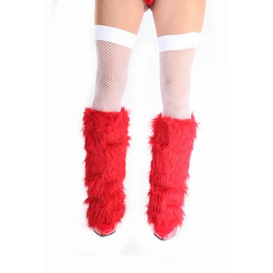 Furry Bootcovers Red