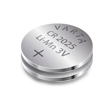 2x VARTA CR2025 Lithium Knopfzelle, 3V - CR 2025 - 2 Stk Set