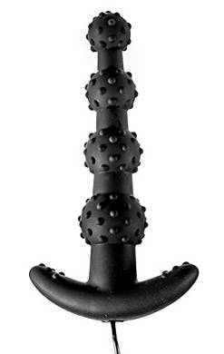 Prostata Anal Vibrator Kaktus - superweicher Silikon Analplug mit Reiznoppen - starke Vibr