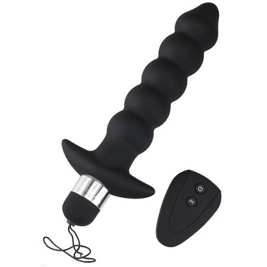 22 x 3,8 cm Master Series - Wirelss Vibrating Anal Beads / Plug