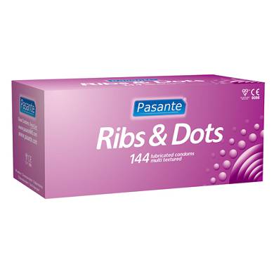 Pasante Ribs & Dots Kondome 144 Stck