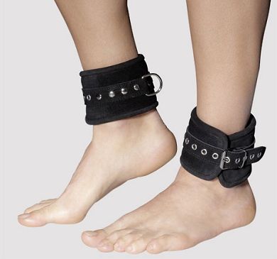 Leder Fufessel - Velours