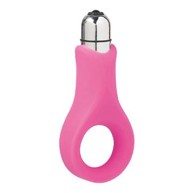 Penisring mit Kugelvibrator in Pink