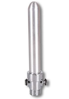 Duschaufsatz Aluminium mit Ventil