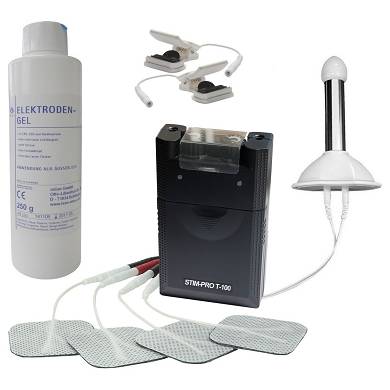 REIZSTROM - SET aus TENS Gerät, Analsonde, Estim Klammern, Kontaktgel 10015