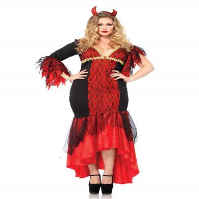 Diva Devil - Kostüm Set 2TLG.-Queensize