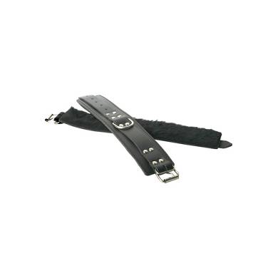 Strict Leather Handgelenkfesseln mit Pelzfutter