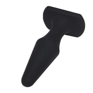 Analplug aus Silikon Schwarz 10,5 CM