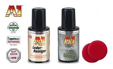 PRAKTISCHES PREMIUM SET A1 Dr WACK 250ml LEDERREINIGER Leder Reiniger + 250ml LEDERPFLEGE