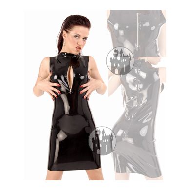 Latex Kleid - Zipper vertikal