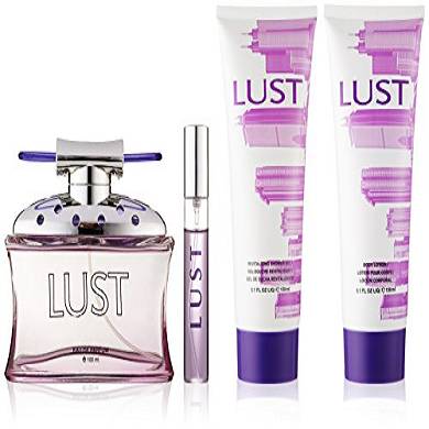 Sex in the City Lust 100 ml Eau de Parfum Spray plus 150 ml Body Lotion plus 150 ml Shower