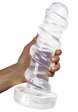 28 x 7,5 cm ASS ANGELES Dildo Bailador clear