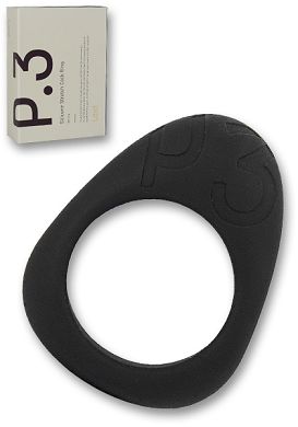 Cockring Laid P.3 3,8 cm Silikon Stretch Cock Ring black