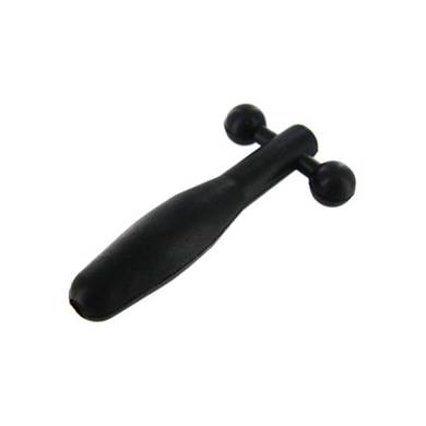 Silicone Cum-Thru Barbell Penisplug