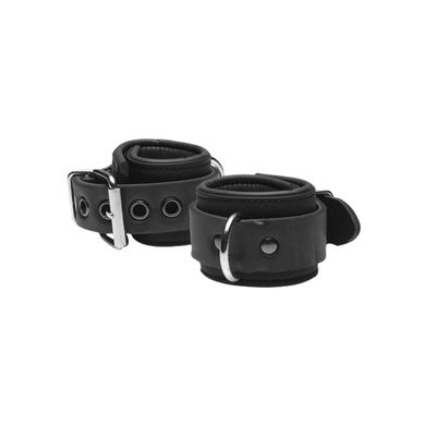 MASTER SERIES Neopren Fessel 2 Stck schwarz