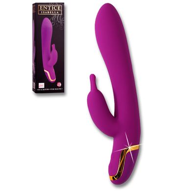 23 x 3,5 cm Entice Isabella Silikonvibrator raspberry