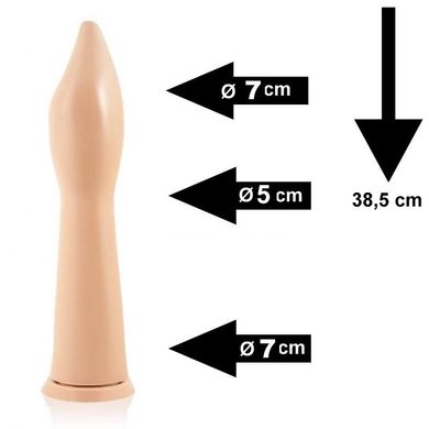 Dildo GREASE mit Saugfuss 38,5 cm  7 -5 - 7 cm
