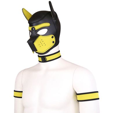 RudeRider Neoprene Puppy Hood yellow