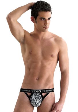 Eros Veneziani 7071 Herren - Jocks schwarz/weiss S/M