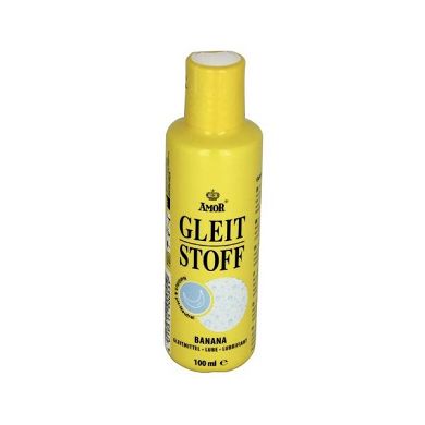 AMOR Gleitstoff Banana. 100ml Gleitgel mit Bananen Geschmack