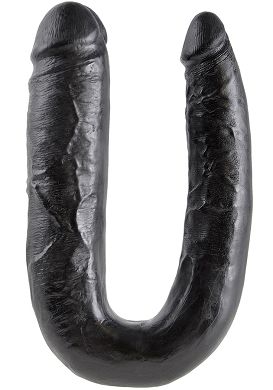 44 x 4,5 cm Dildo King Cock Large Double Trouble black