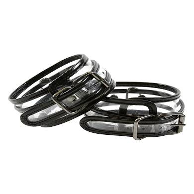 Fufesseln, transparent mit D-Ringen