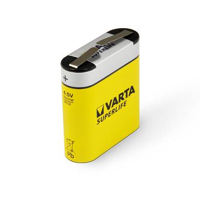 5x Varta Superlife Flachbatterie 2700 mAh 3R12 4,5V Typ 2012 5 Stck