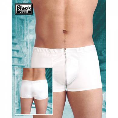 Boxershort aus Lack - in Wei