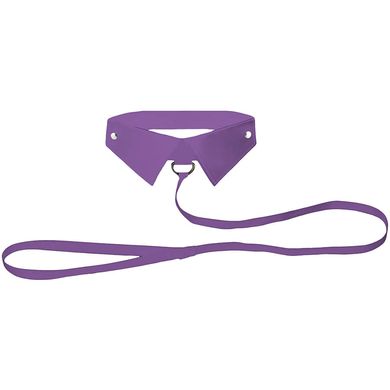 OUCH Classic Collar with Leash purple SUPERSALE