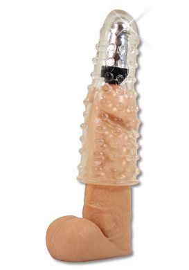VibroPenis-Sleeve 16cm clear