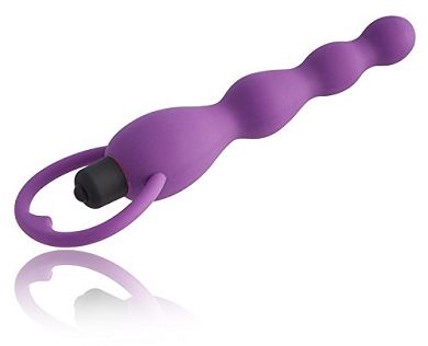 milami - Luxury Analketten Silikon Vibrator - 5 Vibrationsfunktionen