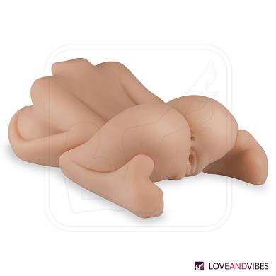 3,8 kg schwere Silikonpuppe Vagina, Anus & Brüste