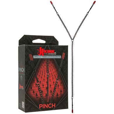 KINK by Doc Johnson - Nipple & Clit Tweezer Clips with Silicone Tips