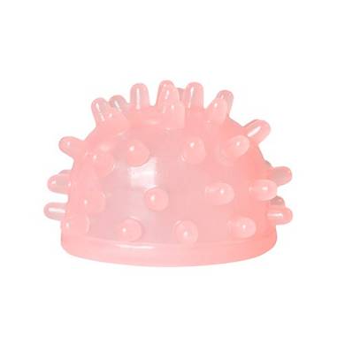 Aufsatz für Wand Vibrator in Orange mit Noppen
