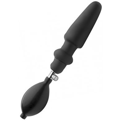 14 x 4 cm Master Series - Pump-Buttplug mit abnehmbarer Pumpe