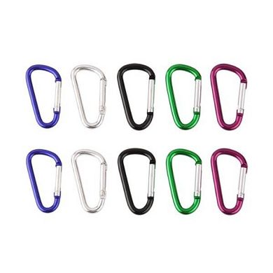 Karabiner Haken Clip Schlüsselanhänger Key Ring Rucksack Ketten Gürtel f&uu