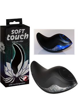 11 x 2,9 - 4,1 cm Soft Touch Aufliegevibrator