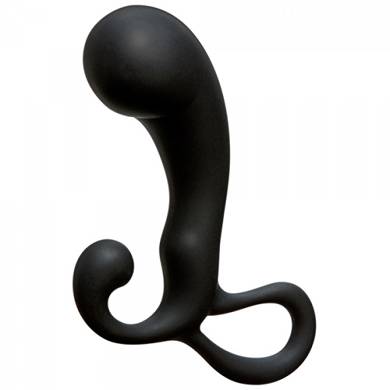 Doc Johnson - Prostatamasseur - 13 x 3 cm - in Schwarz