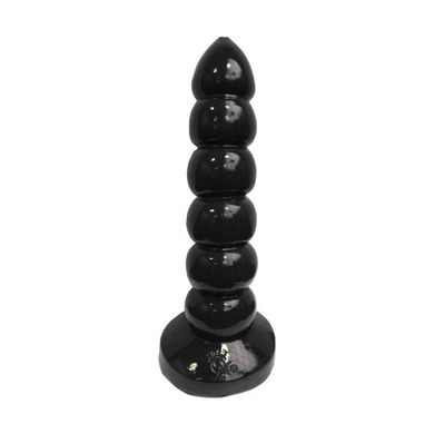 TSX Prostidude - stark strukturierter Dildo - 32 cm lang - Durchmesser 6 bis 7 cm. schwarz
