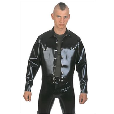Latex Jeansjacke