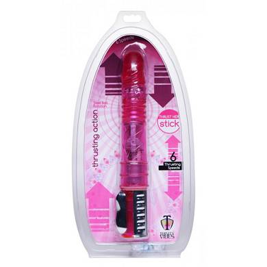 Thrust-Her Sex-Stick Stoender Vibrator - Rosa