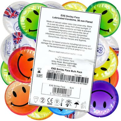 Smiley Face Condoms 100 Pack