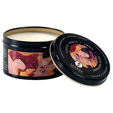 Shunga - Massagekerze Libido & Exotische Frchte