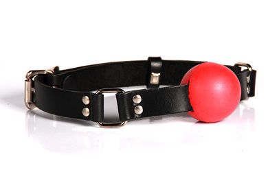Ball Gag - Silikon ROT 3,5 cm