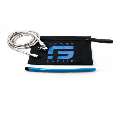 Sport Fucker Shower Kit with Anal Shower Nozzle 12 inch Blue