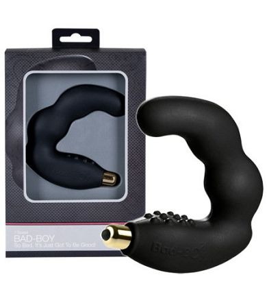 Bad Boy - leiser und starker Analvibrator in Schwarz